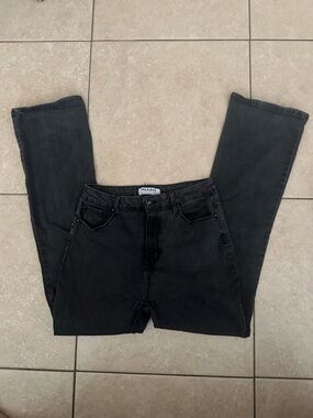 LADIES WAX JEAN SUSTAINABLE DENIM SIZE 13/31 BLACK